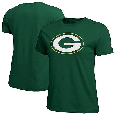 Women's Champion Green Green Bay Packers Logo T-Shirt