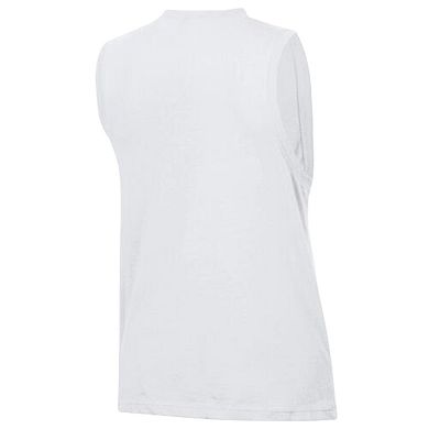 Women's Champion White Green Bay Packers Muscle Tank Top