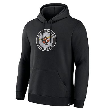 Men's Fanatics Black Baltimore Orioles Heritage Hoodie