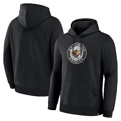 Men's Fanatics Black Baltimore Orioles Heritage Hoodie