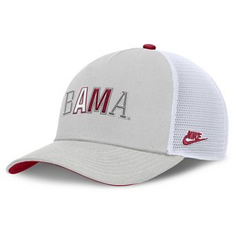 Unisex Nike Gray Alabama Crimson Tide 2026 Basketball Refresh 5-Panel Rise Trucker Hat