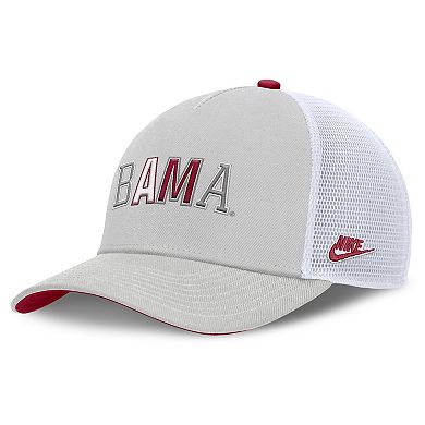 Unisex Nike Gray Alabama Crimson Tide 2026 Basketball Refresh 5-Panel Rise Trucker Hat
