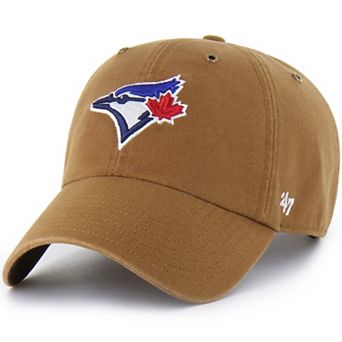 Men's Carhartt x '47 Brown Toronto Blue Jays Clean Up Adjustable Hat