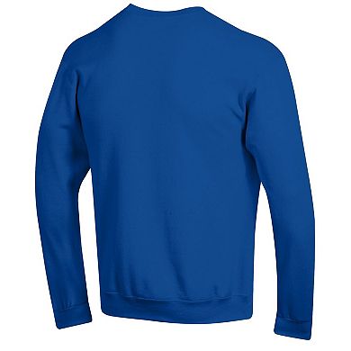 Men's Champion Royal Kansas City Royals Powerblend Wordmark Sweatshirt