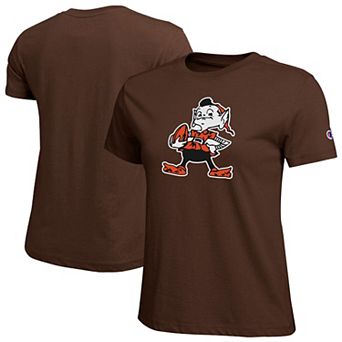 Women's Champion Brown Cleveland Browns Logo T-Shirt