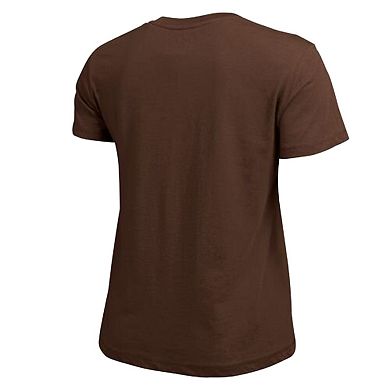 Women's Champion Brown Cleveland Browns Logo T-Shirt