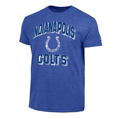 Men's Champion Royal Indianapolis Colts Ultimate Tri-Blend T-Shirt