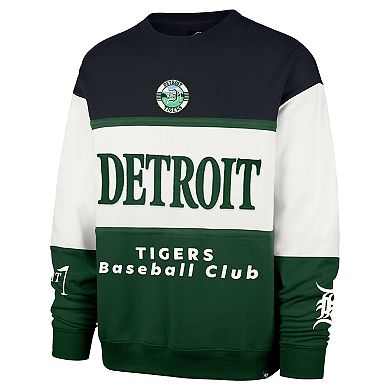 Men's '47 Green Detroit Tigers Tee Up Maximalist Fleece Sweatshirt
