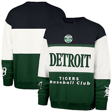 Men's '47 Green Detroit Tigers Tee Up Maximalist Fleece Sweatshirt