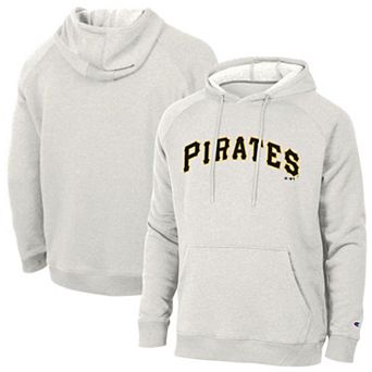 Men's Champion Heather Gray Pittsburgh Pirates Triumph Tri-Blend Hoodie