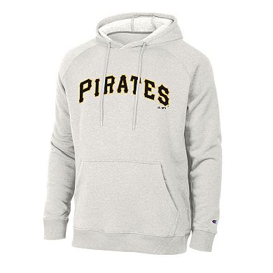 Men's Champion Heather Gray Pittsburgh Pirates Triumph Tri-Blend Hoodie