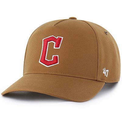 Men's Carhartt x '47 Brown Cleveland Guardians Hitch Adjustable Hat