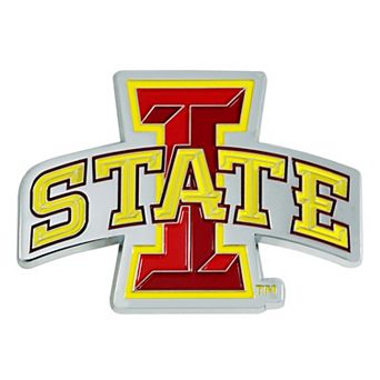 Logo Brands Iowa State Cyclones Embossed Color Auto Emblem