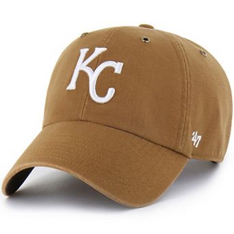 Men's Carhartt x '47 Brown Kansas City Royals Clean Up Adjustable Hat