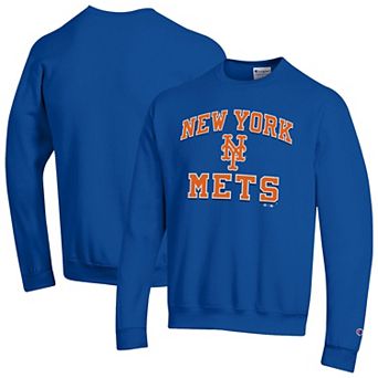 Men's Champion Royal New York Mets Heart & Soul Powerblend Sweatshirt