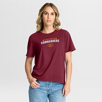 Women's Fanatics Burgundy Washington Commanders Fade Legacy T-Shirt