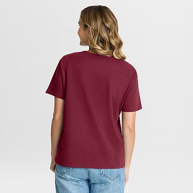 Women's Fanatics Burgundy Washington Commanders Fade Legacy T-Shirt