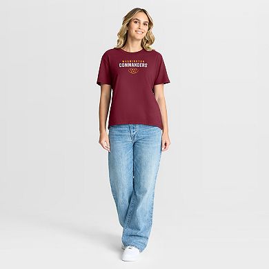 Women's Fanatics Burgundy Washington Commanders Fade Legacy T-Shirt
