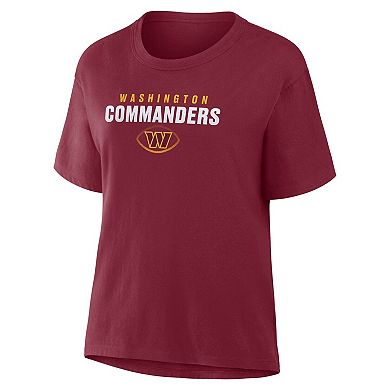 Women's Fanatics Burgundy Washington Commanders Fade Legacy T-Shirt