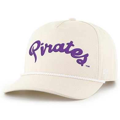 Men's '47 Natural ECU Pirates Powder Purple Hitch Adjustable Hat