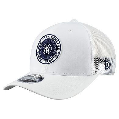 Men's New Era White New York Yankees 2026 Spring Training Fan Pack 9SEVENTY Adjustable Trucker Hat