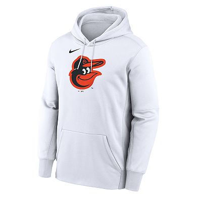 Men's Nike White Baltimore Orioles Logo Club Hoodie