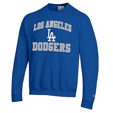 Men's Champion Royal Los Angeles Dodgers Heart & Soul Powerblend Sweatshirt
