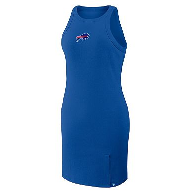 Women's Fanatics Royal Buffalo Bills Push Beyond Tri-Blend Ribbed Sleeveless Dress
