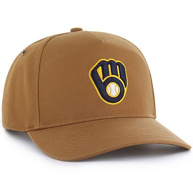 Men's Carhartt x '47 Brown Milwaukee Brewers Hitch Adjustable Hat