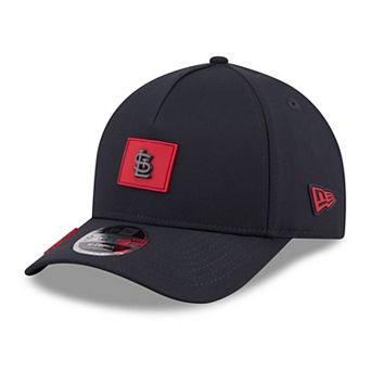 Men's New Era Navy St. Louis Cardinals 2026 Clubhouse 9FORTY A-Frame Adjustable Hat