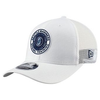 Men's New Era White Seattle Mariners 2026 Spring Training Fan Pack 9SEVENTY Adjustable Trucker Hat