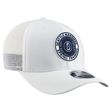 Men's New Era White Seattle Mariners 2026 Spring Training Fan Pack 9SEVENTY Adjustable Trucker Hat
