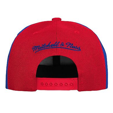 Youth Mitchell & Ness Royal Philadelphia 76ers Mascot Snapback Hat