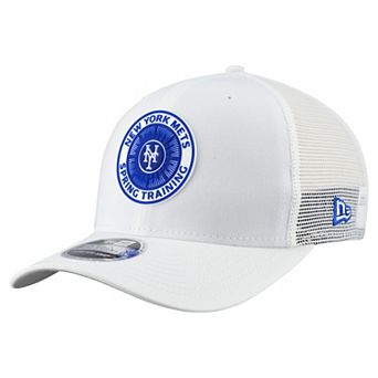 Men's New Era White New York Mets 2026 Spring Training Fan Pack 9SEVENTY Adjustable Trucker Hat