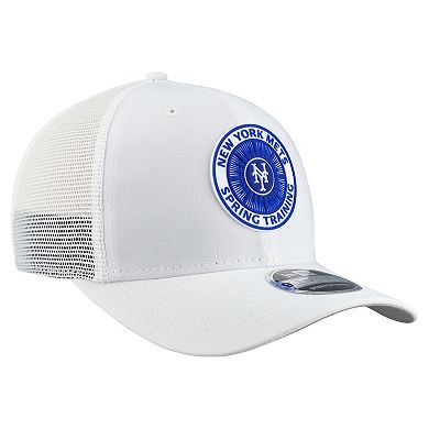 Men's New Era White New York Mets 2026 Spring Training Fan Pack 9SEVENTY Adjustable Trucker Hat