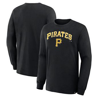 Men's Fanatics Black Pittsburgh Pirates Lock-Up Legacy Long Sleeve T-Shirt
