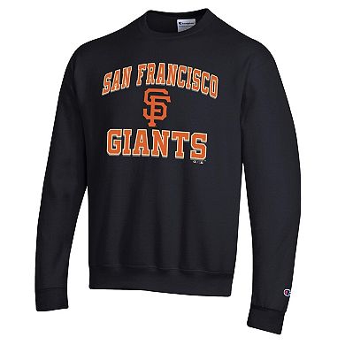 Men's Champion Black San Francisco Giants Heart & Soul Powerblend Sweatshirt