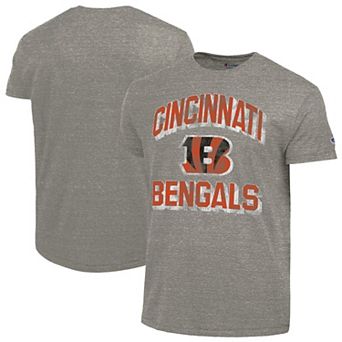 Men's Champion Charcoal Cincinnati Bengals Ultimate Tri-Blend T-Shirt