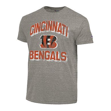 Men's Champion Charcoal Cincinnati Bengals Ultimate Tri-Blend T-Shirt