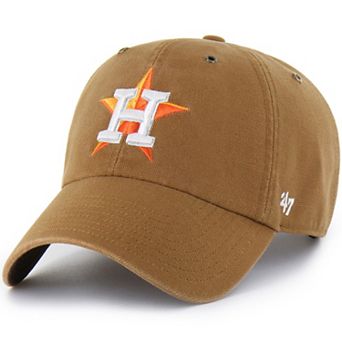 Men's Carhartt x '47 Brown Houston Astros Clean Up Adjustable Hat
