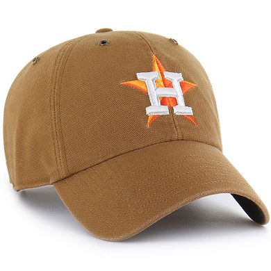 Men's Carhartt x '47 Brown Houston Astros Clean Up Adjustable Hat