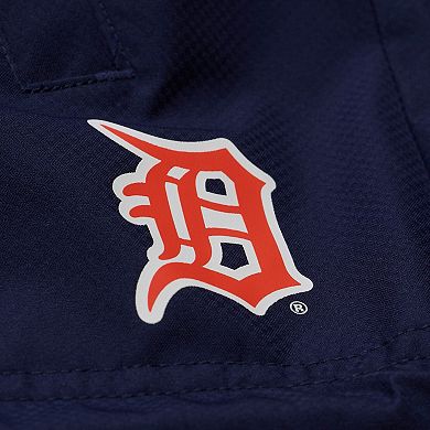 Men's Mitchell & Ness Navy Detroit Tigers Full-Snap Hooded Coaches Jacket