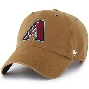 Men's Carhartt x '47 Brown Arizona Diamondbacks Clean Up Adjustable Hat