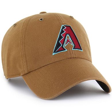 Men's Carhartt x '47 Brown Arizona Diamondbacks Clean Up Adjustable Hat