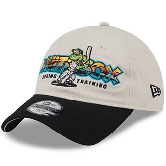 Youth New Era Stone/Black Chicago White Sox 2026 Spring Training Fan Pack Batter 9TWENTY Adjustable Hat