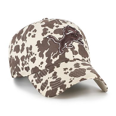 Women's '47 Natural Detroit Lions Bessie Clean Up Adjustable Hat