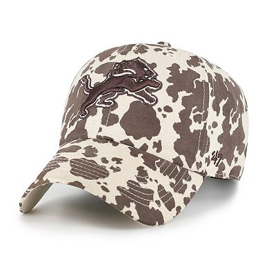 Women's '47 Natural Detroit Lions Bessie Clean Up Adjustable Hat