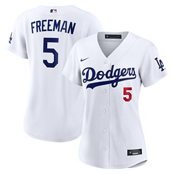 Women's Nike Freddie Freeman White Los Angeles Dodgers Home Stadium Jersey