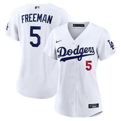 Women's Nike Freddie Freeman White Los Angeles Dodgers Home Stadium Jersey