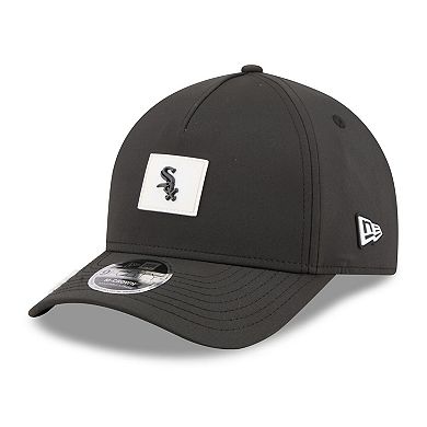 Men's New Era Black Chicago White Sox 2026 Clubhouse 9FORTY A-Frame Adjustable Hat